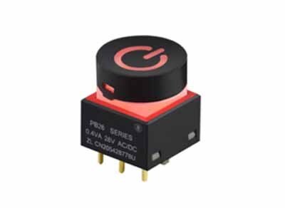 带灯按钮开关PB26-13M-R-WT-R-NNN